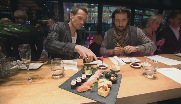 Czerkawski i Saleta kochają sushi